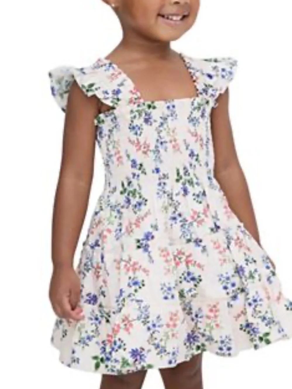Hill House Ellie nap Floral smocked Dress